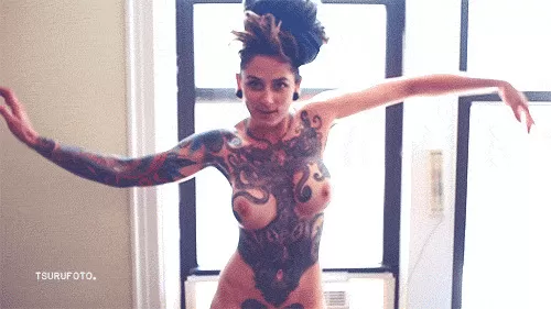 Freyja Veda &#8211; nude tattooed girl